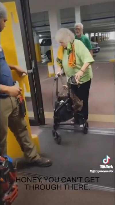 Channeling your inner Bill Burr to call security on the elevator service men