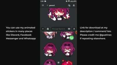 I animated 20 stickers and sharing them for public personal use