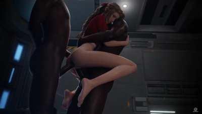 Two at a time [Aerith,Final Fantasy] (pewposterous)