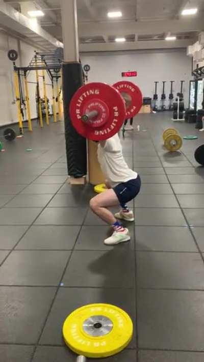 80kg (2 2.5kgs on each side) power snatch PR at 70kg bw