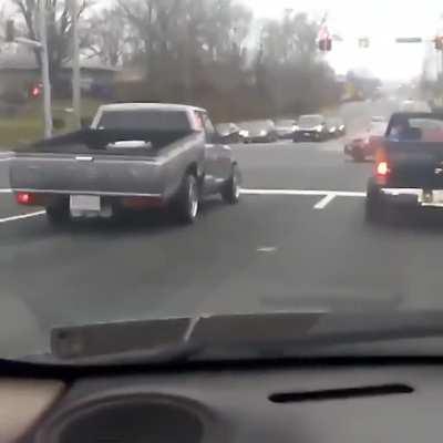 Two trucks with hydraulics