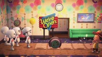 Just unlocked the bowling minigame in ACNH