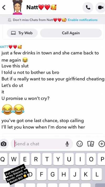 She’s still addicted to her BBC ex.🤷‍♀️