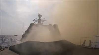 Test launches of MANSUP (National Surface Antiship Missile) from Brazil's Navy frigates and Avibras Astros