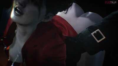 Claire getting fucked by Mr. X (Fugtrup) [Resident Evil]