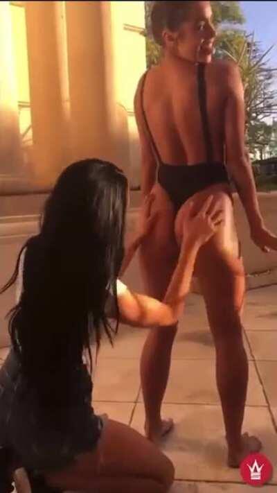 You get to slap her ass 🍑