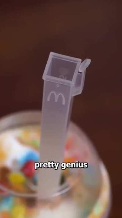 The reason the McFlurry spoon looks weird