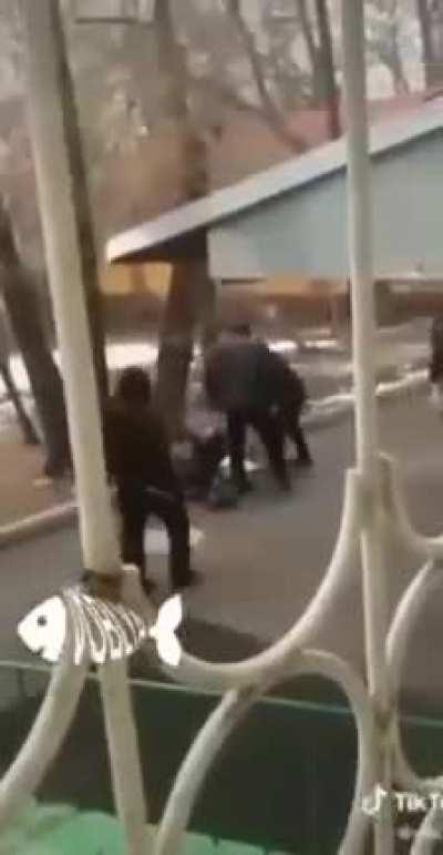 New footage of the massacre of protesters with security forces