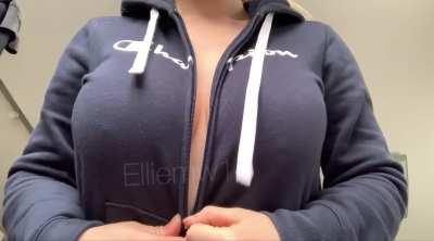 I just discovered I have torpedo tits. I hope you like my DDD’s