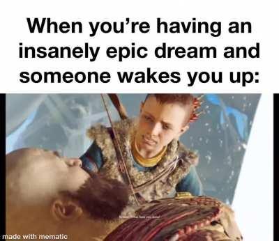 And itâs always right when it gets really good too ð