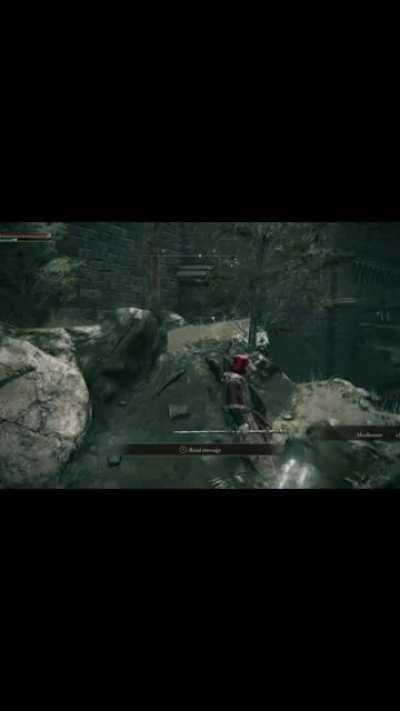 That was a close one, thank FromSoftware for amazing hitboxes