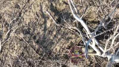 wounded russian watches his comrade leave him in place and run away. Ukraine 2023