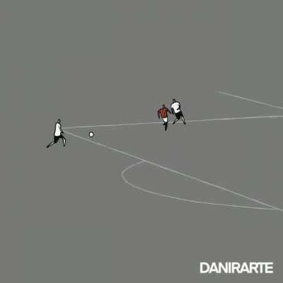 Golaço de ontem versão obra de arte