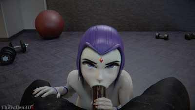 Raven - 1 Rep for 1 Deepthroat (TheFallen3Dx) [DC]