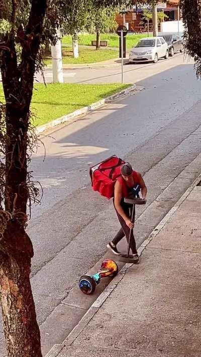 the man is a car himself