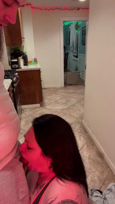 Do I get to keep my job if I take your dick down my throat too?