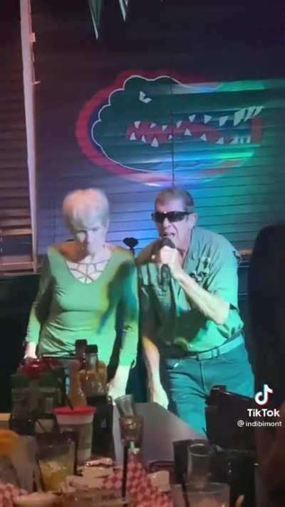 Senior Couple Kills Karaoke Night With Kelly Rowland's “Dilemma”