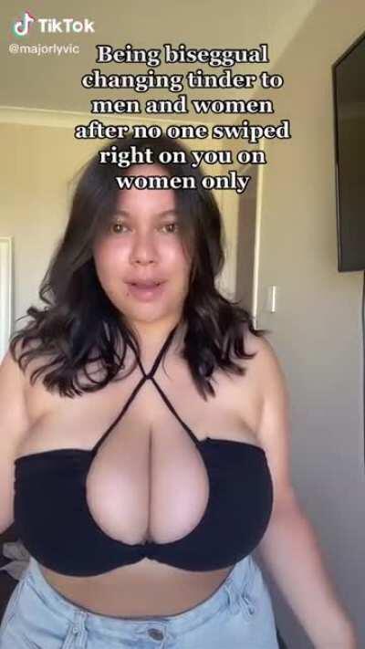 They were intimidated by her juicy tits 😂