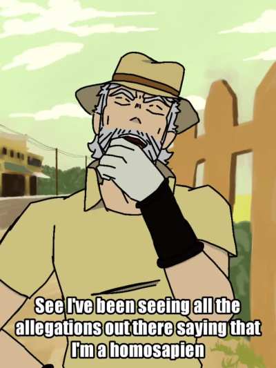 Joseph Joestar denies the allegation