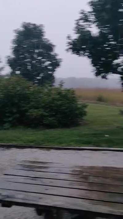 Rain in Prophetstown, IN, USA