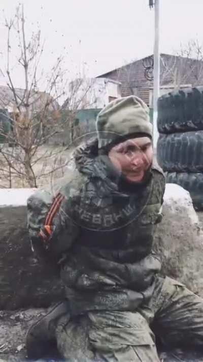 Video of the last survivor from the VDV convoy wiped out in Hostomel by UA SOF