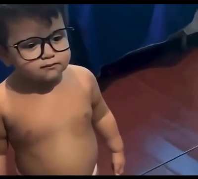 That’s one way to clean the glasses