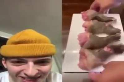 Why're they peeling him?