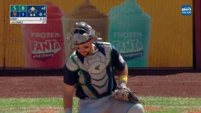 [Highlight] Mets' Ronny Mauricio singles, steals a base and scores a run