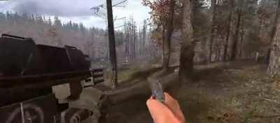 When your officer orders to do repair work so you pretend to be dead