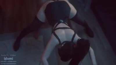 Momiji Bent Over (Idemi) [Dead or Alive]