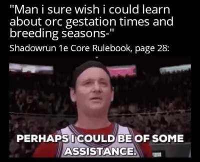 I assure you reader, this information is vital to making an ork character