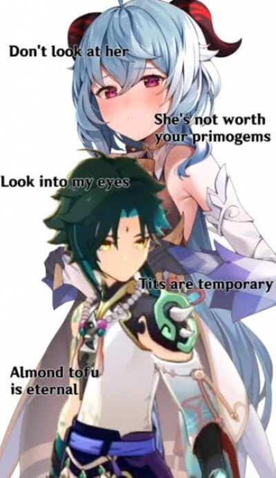 Ignore the seductress, Traveler. (Voiced)