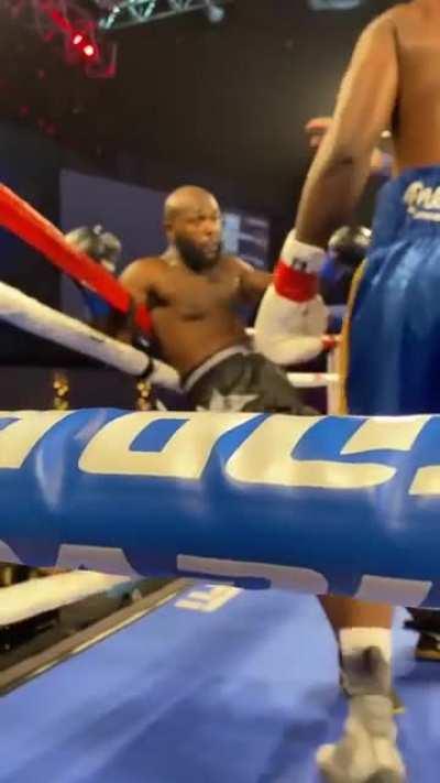 Respect shown for stunned fighter