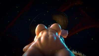 Alcina Dimitrescu pounding Jill (King Estefano) [Resident Evil]