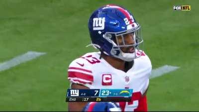 [Highlight] Justin Herbert monstrous TD pass vs the Giants.