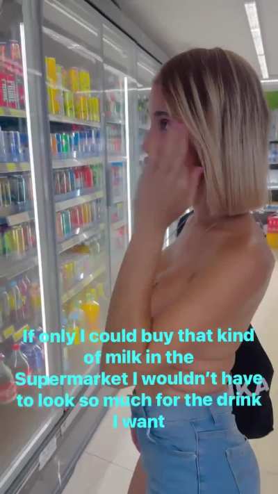 If only I could buy that type of milk in supermarkets, I wouldn’t have to look so much for the drink I want