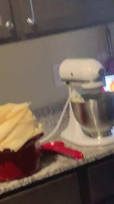 While I slap the fire