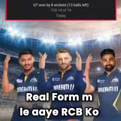 Rcb back to it's original form!!