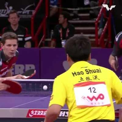 Ping-pong out of the world return