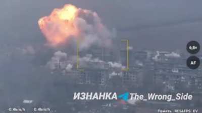 ODAB-1500 thermobaric strike on operationally enveloped Mirnograd