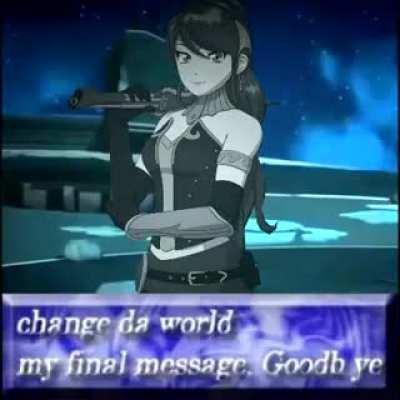 Pyrrhaâs final message. Goodb ye