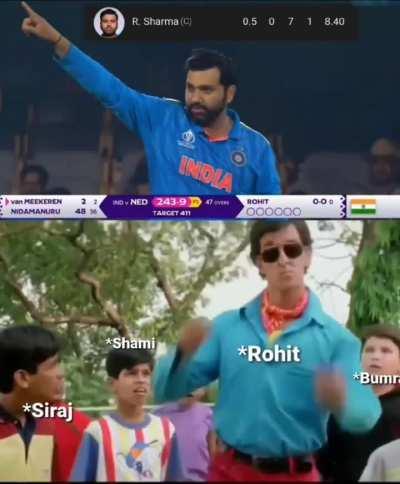 Opens the game with Bat, ends the game with Ball