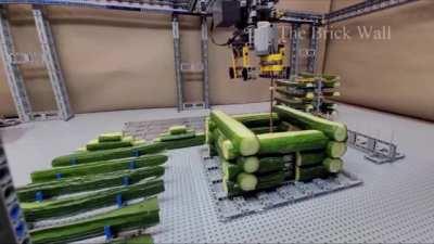 LEGO-фабрика по строительству домов... из огурцов. Вот это я понимаю норм занятие а не чем вы там занимаетесь за ерундой на своих работах скучных.