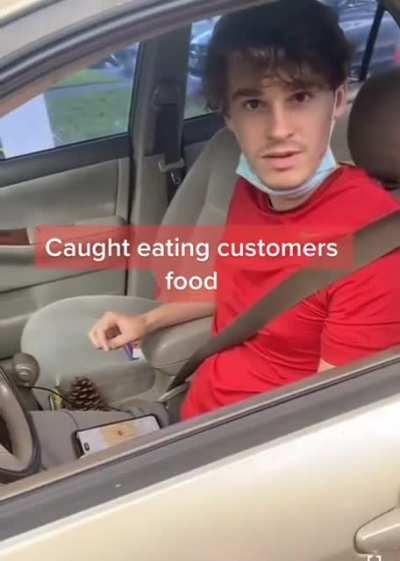 To eat this lady's food