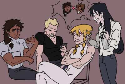 never invested this much time into anything but they are my fave characters and they dont really interact so