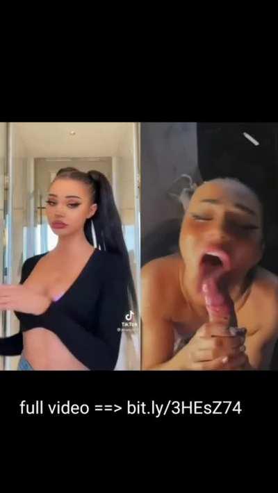 From tiktok to suck a cock 😋