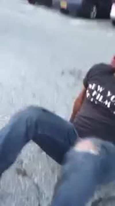 Guy almost kills another guy