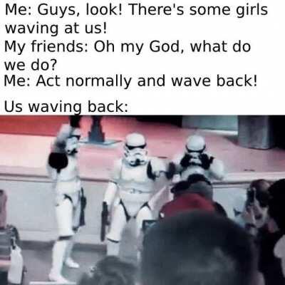 Girls repelled successfuly.