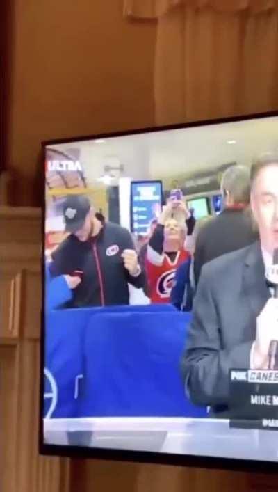 he tried to put it back too