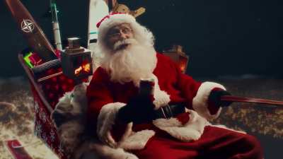 Russian TV wished Russians a Happy New Year and... killed Santa Claus.